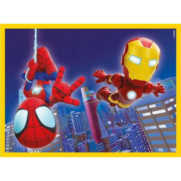 Puzzle Infantil Rompecabezas 12 cubos Spidey And His Amazing Friends 5