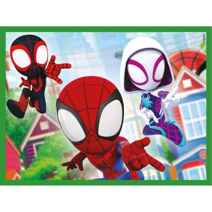 Puzzle Infantil Rompecabezas 12 cubos Spidey And His Amazing Friends 6