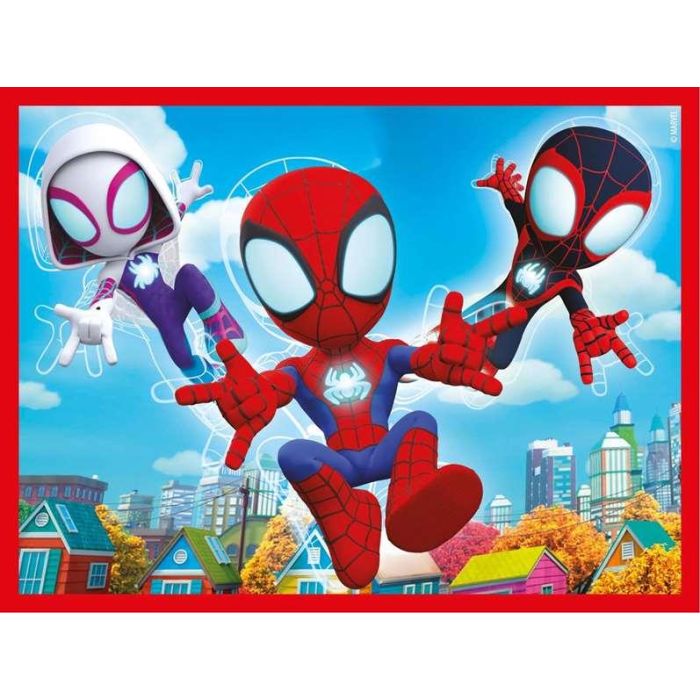 Puzzle Infantil Rompecabezas 12 cubos Spidey And His Amazing Friends 7