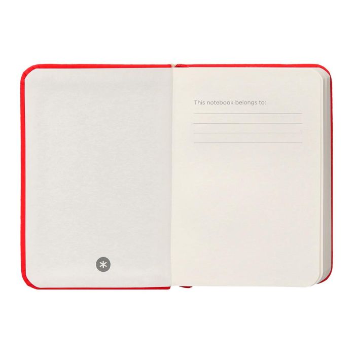 Cuaderno Con Gomilla Antartik Notes Tapa Dura A7 Hojas Lisas Rojo 80 Hojas 80 gr Fsc 7