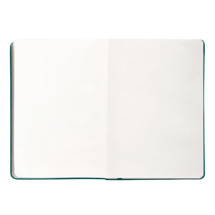 Cuaderno Con Gomilla Antartik Notes Tapa Dura A5 Hojas Lisas Verde Aguamarina 100 Hojas 80 gr Fsc 7