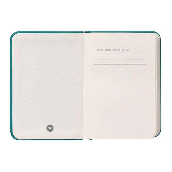 Cuaderno Con Gomilla Antartik Notes Tapa Dura A7 Hojas Lisas Verde Aguamarina 80 Hojas 80 gr Fsc 7