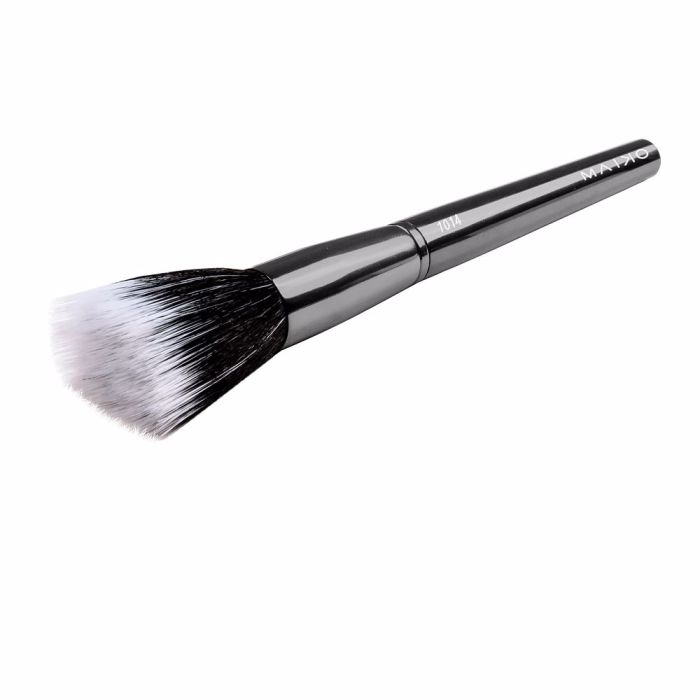 Luxury grey brocha duo para difuminar polvos 1014 1 u 1