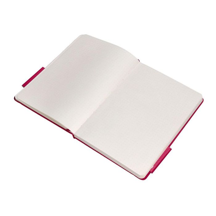 Cuaderno Con Gomilla Antartik Notes Tapa Dura A5 Hojas Puntos Burdeos 100 Hojas 80 gr Fsc 8