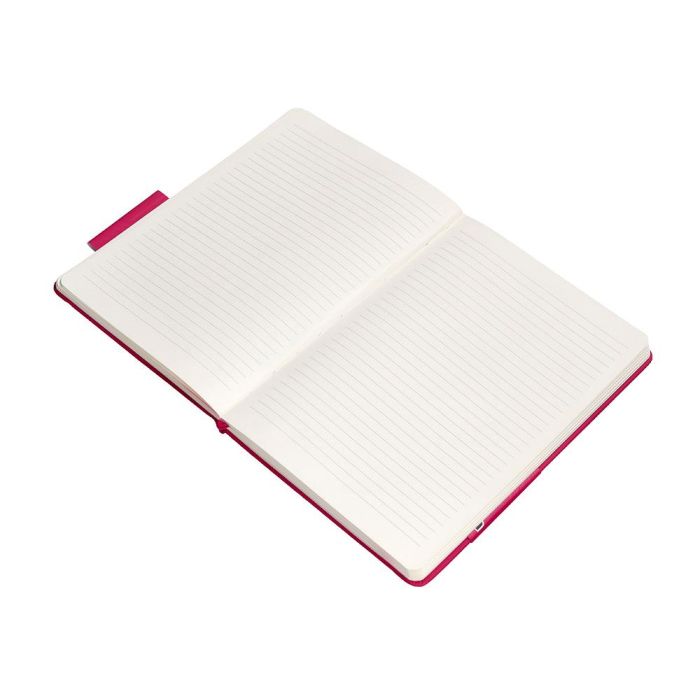 Cuaderno Con Gomilla Antartik Notes Tapa Dura A5 Hojas Rayas Burdeos 100 Hojas 80 gr Fsc 8