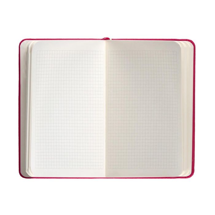 Cuaderno Con Gomilla Antartik Notes Tapa Dura A6 Hojas Cuadricula Burdeos 100 Hojas 80 gr Fsc 7