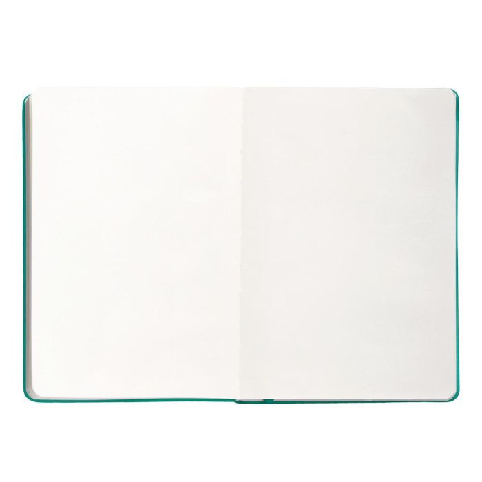 Cuaderno Con Gomilla Antartik Notes Tapa Dura A5 Hojas Lisas Turquesa 100 Hojas 80 gr Fsc 7