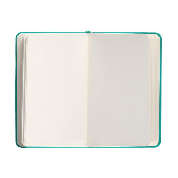 Cuaderno Con Gomilla Antartik Notes Tapa Dura A6 Hojas Lisas Turquesa 100 Hojas 80 gr Fsc 7