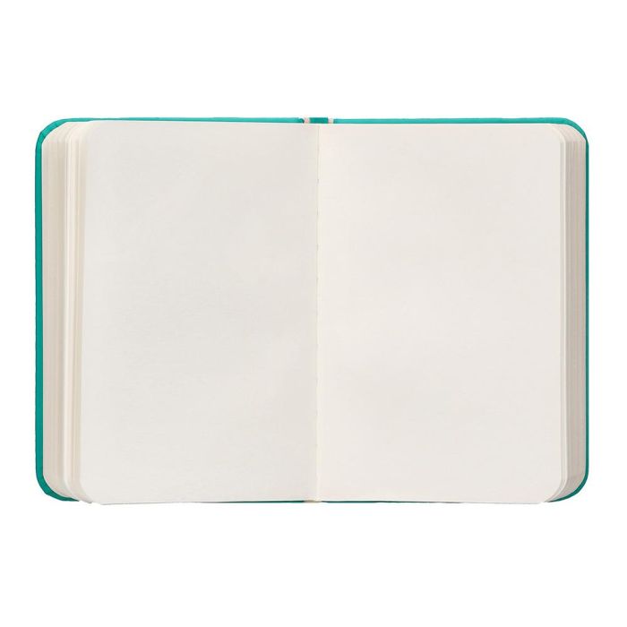 Cuaderno Con Gomilla Antartik Notes Tapa Dura A7 Hojas Lisas Turquesa 80 Hojas 80 gr Fsc 8