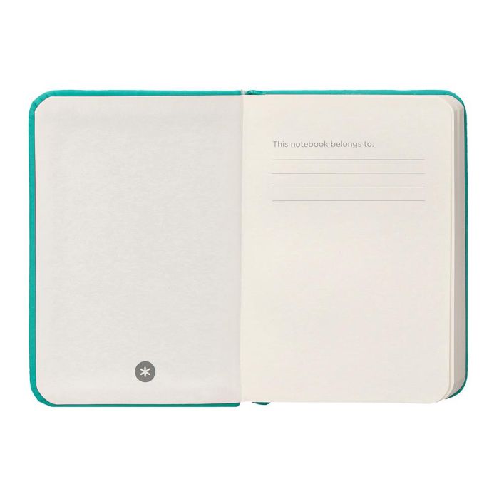 Cuaderno Con Gomilla Antartik Notes Tapa Dura A7 Hojas Lisas Turquesa 80 Hojas 80 gr Fsc 7