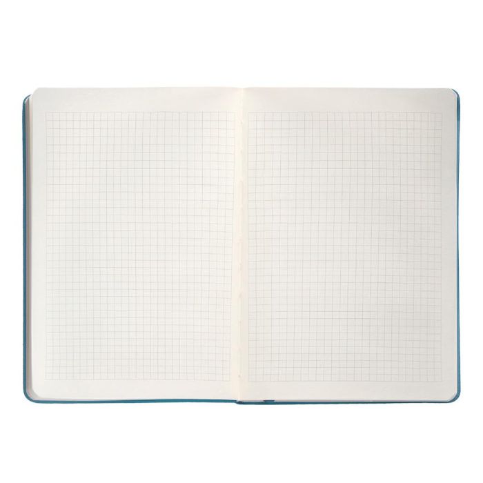 Cuaderno Con Gomilla Antartik Notes Tapa Dura A5 Hojas Cuadricula Azul Claro 100 Hojas 80 gr Fsc 7