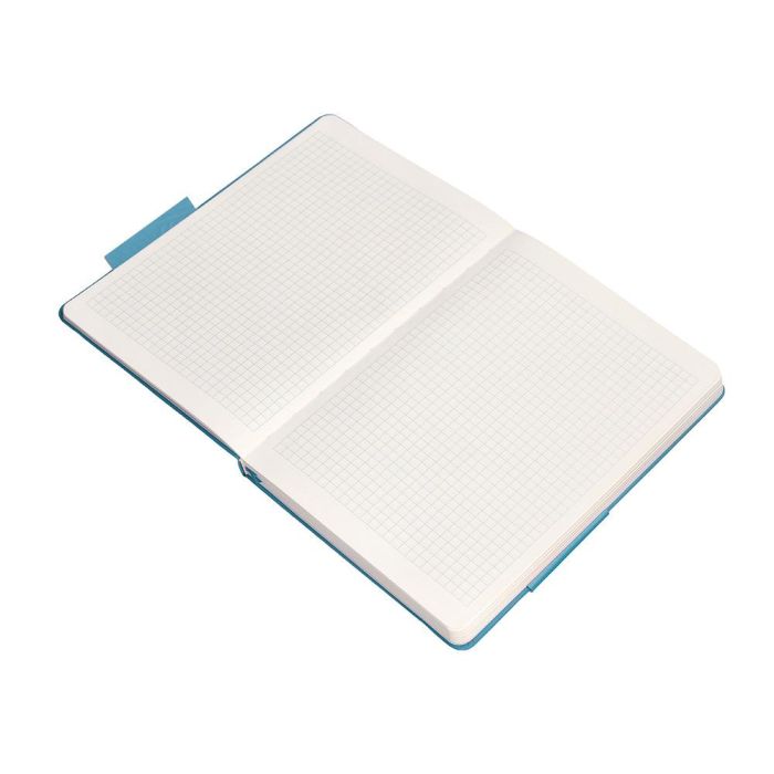 Cuaderno Con Gomilla Antartik Notes Tapa Dura A5 Hojas Cuadricula Azul Claro 100 Hojas 80 gr Fsc 8