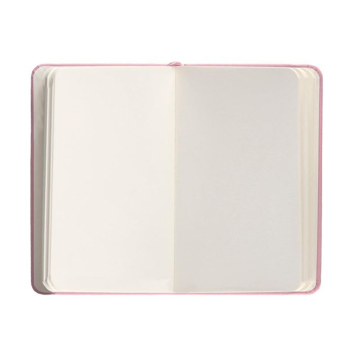 Cuaderno Con Gomilla Antartik Notes Tapa Dura A6 Hojas Lisas Rosa Pastel 100 Hojas 80 gr Fsc 7