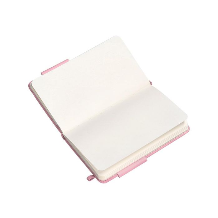 Cuaderno Con Gomilla Antartik Notes Tapa Dura A6 Hojas Lisas Rosa Pastel 100 Hojas 80 gr Fsc 8