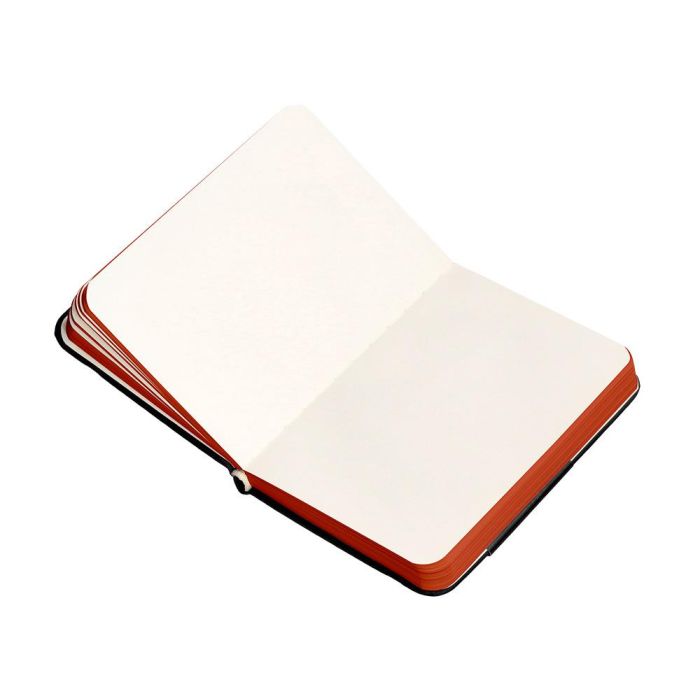 Cuaderno Con Gomilla Antartik Notes Tapa Dura A7 Hojas Lisas Negro Y Rojo 80 Hojas 80 gr Fsc 9