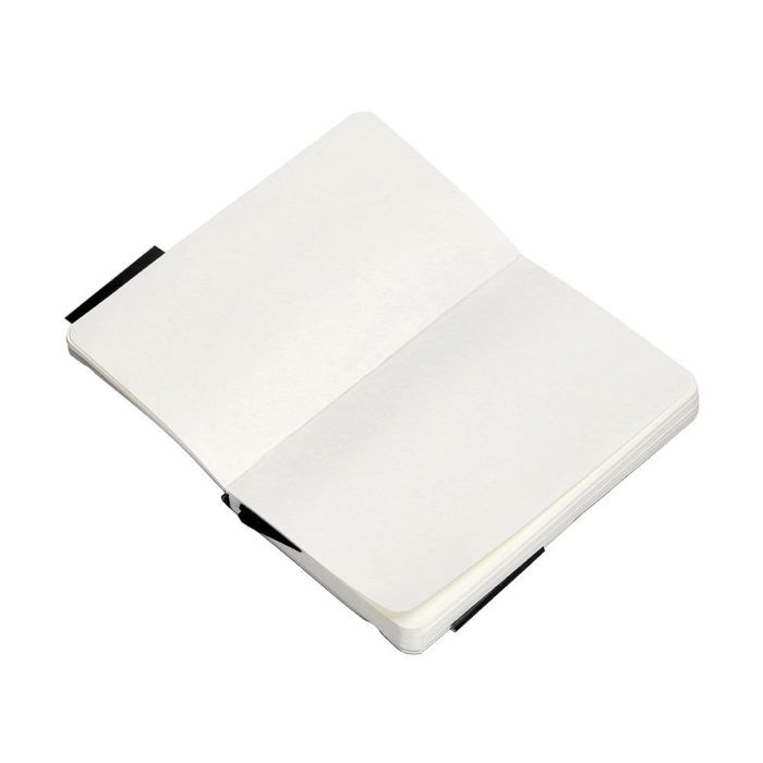 Cuaderno Con Gomilla Antartik Notes Tapa Blanda A6 Hojas Lisas Negro 100 Hojas 80 gr Fsc 8