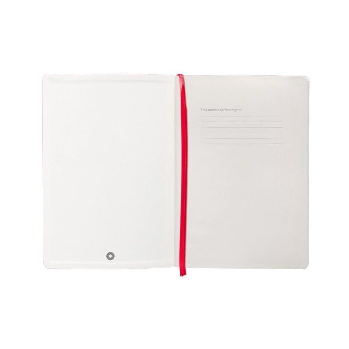 Cuaderno Con Gomilla Antartik Notes Tapa Blanda A5 Hojas Lisas Rojo 80 Hojas 80 gr Fsc 6