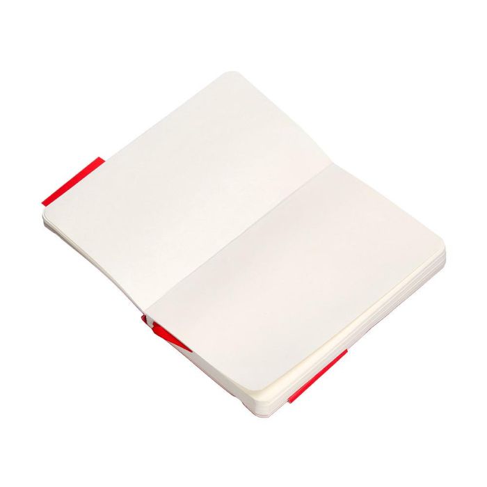 Cuaderno Con Gomilla Antartik Notes Tapa Blanda A6 Hojas Lisas Rojo 100 Hojas 80 gr Fsc 8