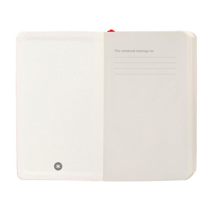 Cuaderno Con Gomilla Antartik Notes Tapa Blanda A6 Hojas Lisas Rojo 100 Hojas 80 gr Fsc 6