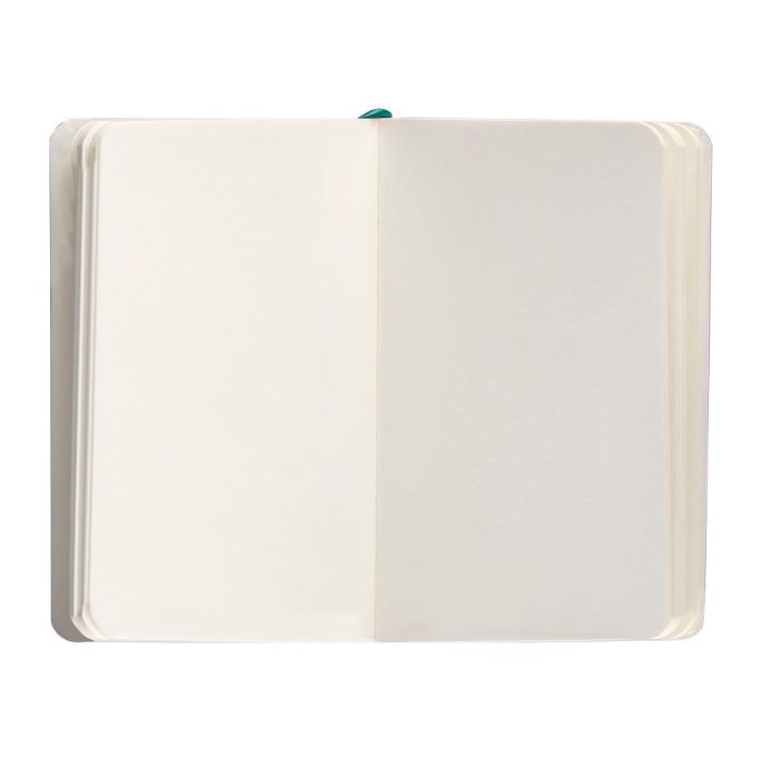 Cuaderno Con Gomilla Antartik Notes Tapa Blanda A6 Hojas Lisas Verde Aguamarina 100 Hojas 80 gr Fsc 7