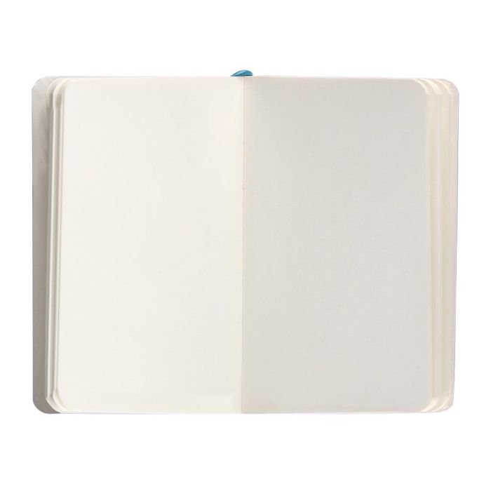 Cuaderno Con Gomilla Antartik Notes Tapa Blanda A6 Hojas Lisas Azul Claro 100 Hojas 80 gr Fsc 7