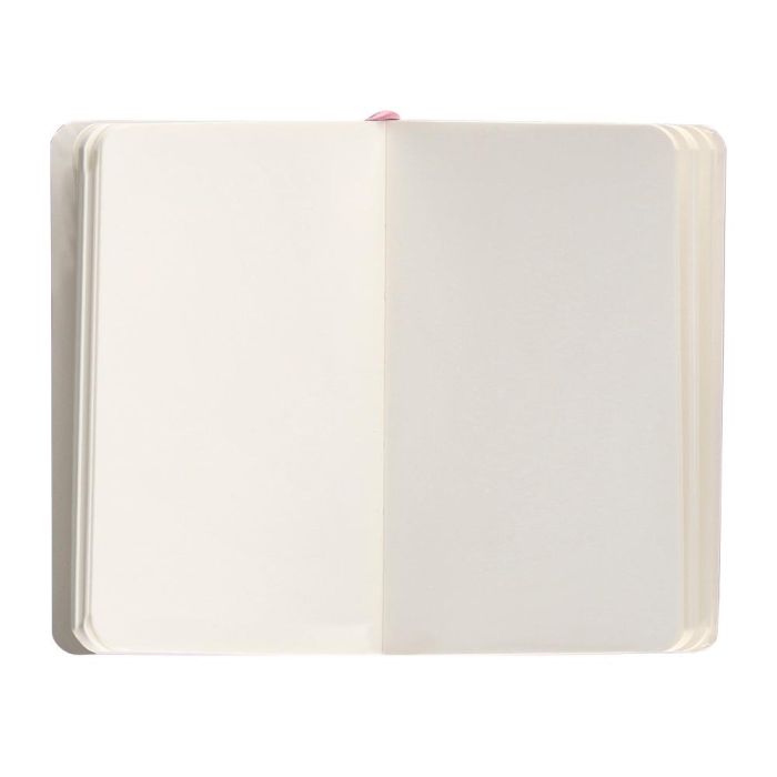 Cuaderno Con Gomilla Antartik Notes Tapa Blanda A6 Hojas Lisas Rosa Pastel 100 Hojas 80 gr Fsc 7