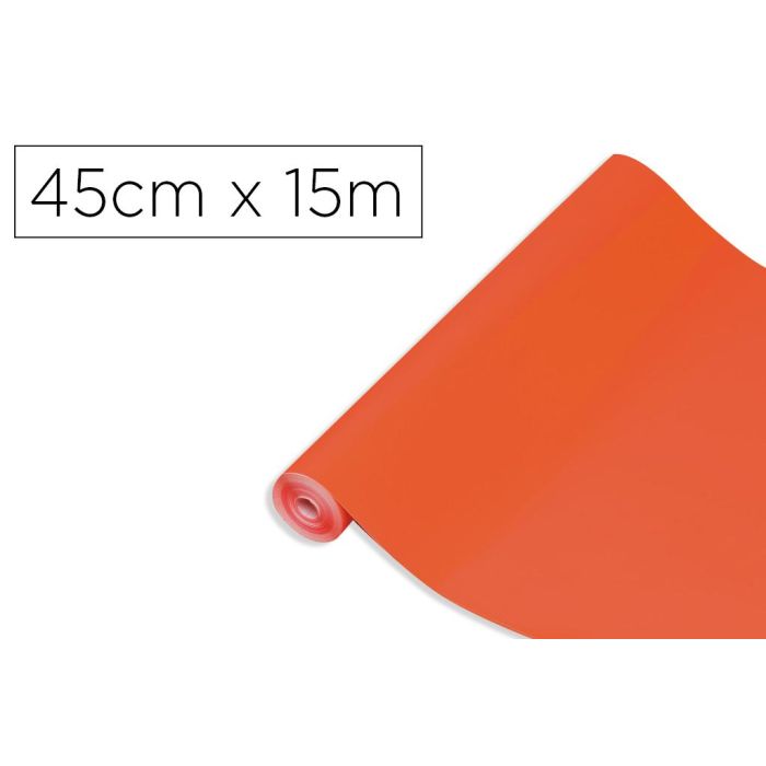 Rollo Adhesivo D-C-Fix Naranja Ancho 45 cm Largo 15 Mt