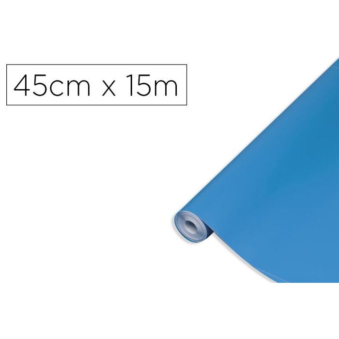 Rollo Adhesivo D-C-Fix Azul Real Ancho 45 cm Largo 15 Mt
