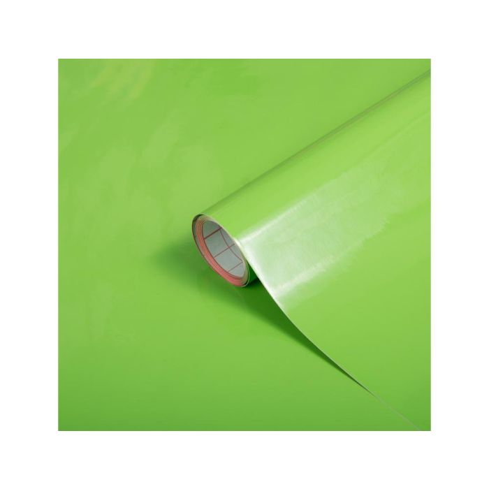 Rollo Adhesivo D-C-Fix Verde Manzana Ancho 45 cm Largo 15 Mt 1