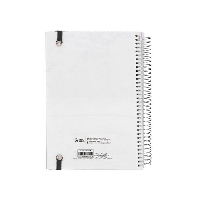 Agenda Encuadernada Liderpapel Tinos A5 2025 Semana Vista Personalizable Papel 70 gr 2