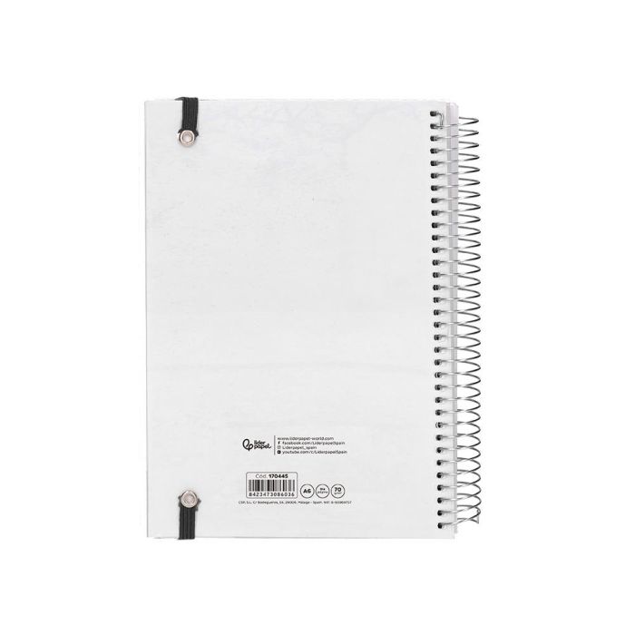 Agenda Encuadernada Liderpapel Tinos A6 2025 Dia Pagina Personalizable Papel 70 gr 2