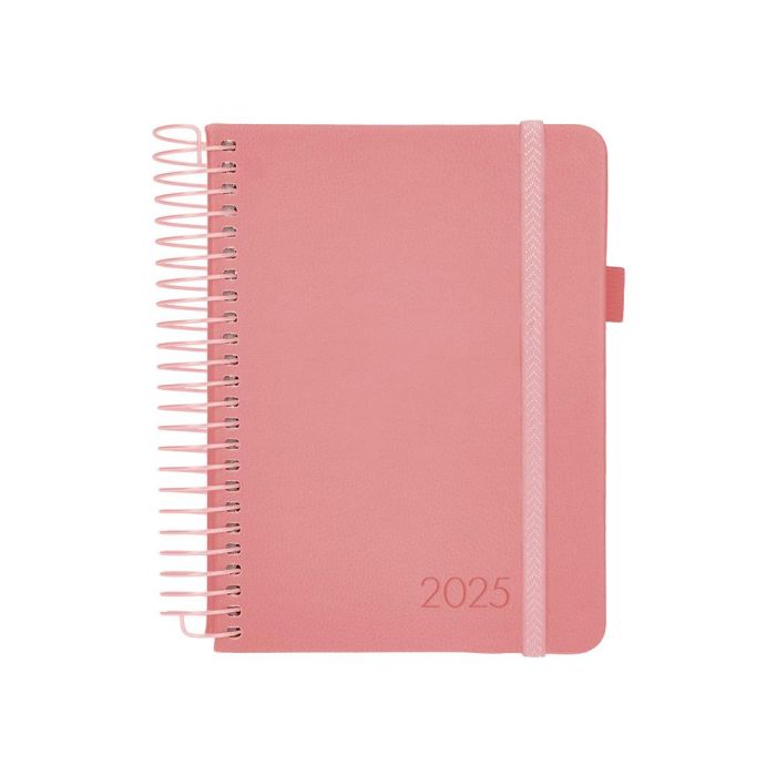 Agenda Encuadernada Liderpapel Neon A5 2025 Día Página Color Rosa Papel 70 gr 1 Agenda Encuadernada Liderpapel Neon A5 2025 Día Página Color Rosa Papel 70 gr 1
