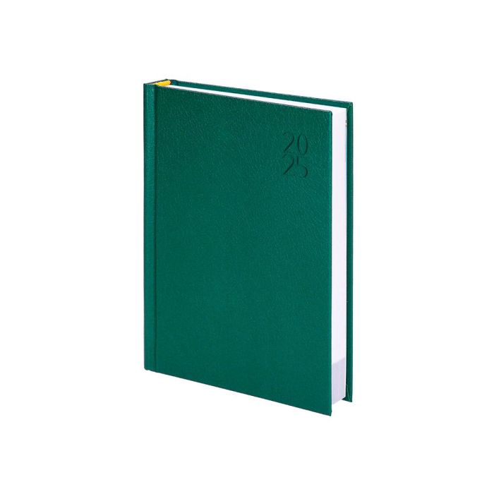 Agenda Encuadernada Liderpapel Corfu A5 2025 Día Página Color Verde Papel 60 gr 3