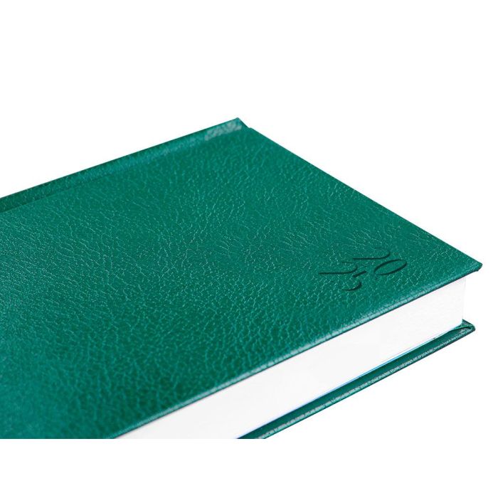 Agenda Encuadernada Liderpapel Corfu A5 2025 Día Página Color Verde Papel 60 gr 6