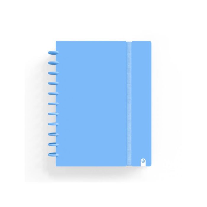 Cuaderno Carchivo Ingeniox Foam A4 80H Cuadricula Azul Pastel