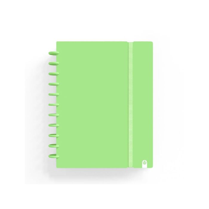 Cuaderno Carchivo Ingeniox Foam A5 80H Cuadricula Verde Pastel