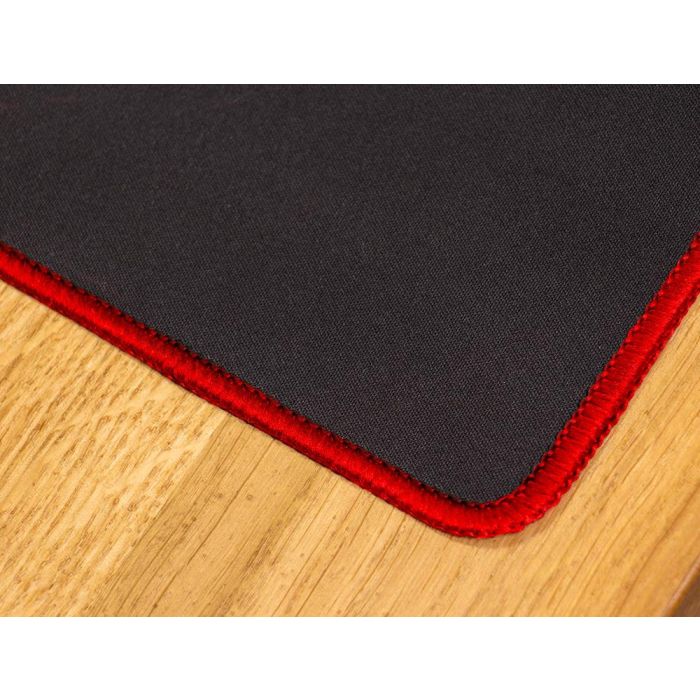 Alfombrilla Para Raton Q-Connect XXL Negra Con Borde Rojo 900x400 mm 7