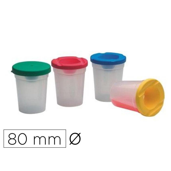 Bote Faibo Mezclador De Pinturas Inderramable Con Tapa Colores Alto 95 mm Diametro 80 mm 10 unidades 0 Bote Faibo Mezclador De Pinturas Inderramable Con Tapa Colores Alto 95 mm Diametro 80 mm 10 unidades 0