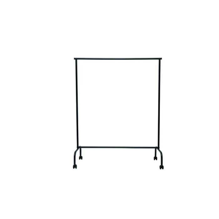 Perchero Rocada Maullimbo Caballete Extensible Con Ruedas Color Negro 1270x505X1570 mm