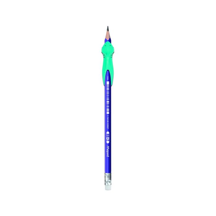 Lapices De Grafito Maped Hb Con Goma Borrar + Adaptador Ergonomico Cubilete De 22 Unidades 3