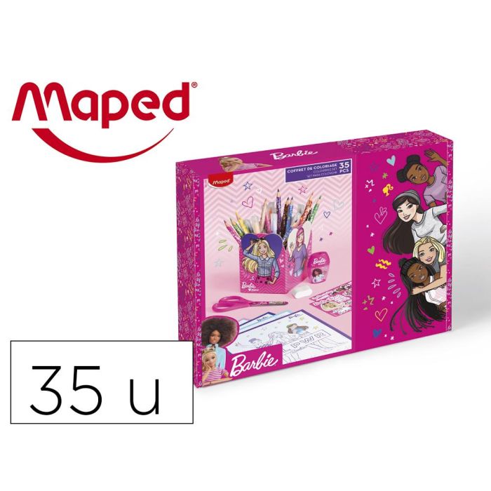 Caja Regalo Maped Barbie 35 Piezas