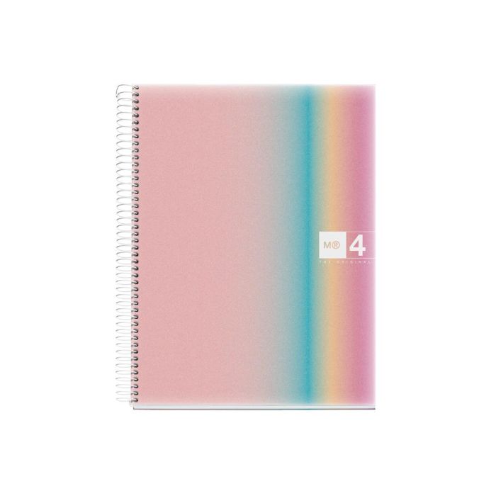 Cuaderno Espiral Miquelrius Din A4 120 Hojas 70 gr Cuadro 5 mm Tapa Polipropileno Aurora West Bay