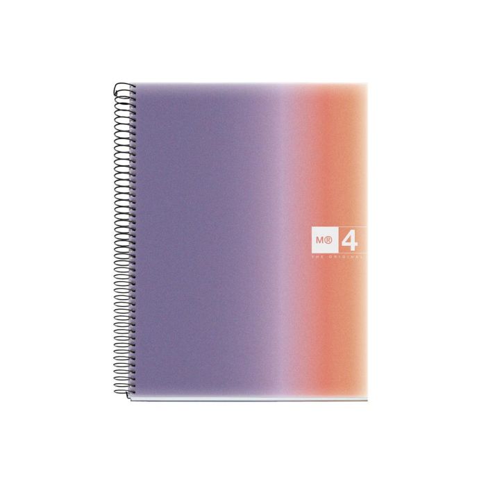 Cuaderno Espiral Miquelrius Din A4 120 Hojas 70 gr Cuadro 5 mm Tapa Polipropileno Aurora Provence