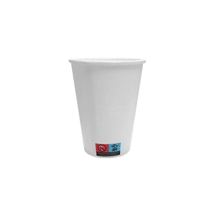 Vaso De Papel Blanco Bunzl Reciclable Pefc 280 mL Apto Bebidas Frias Y Calientes Paquete De 50 Unidades 1