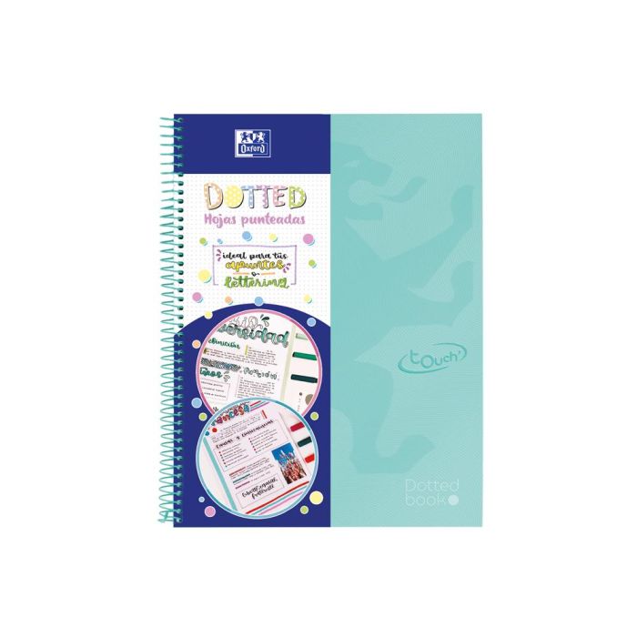 Cuaderno Oxford Europeanbook 0 School Touch Puntos Menta A4 80 Hojas (5 Unidades)