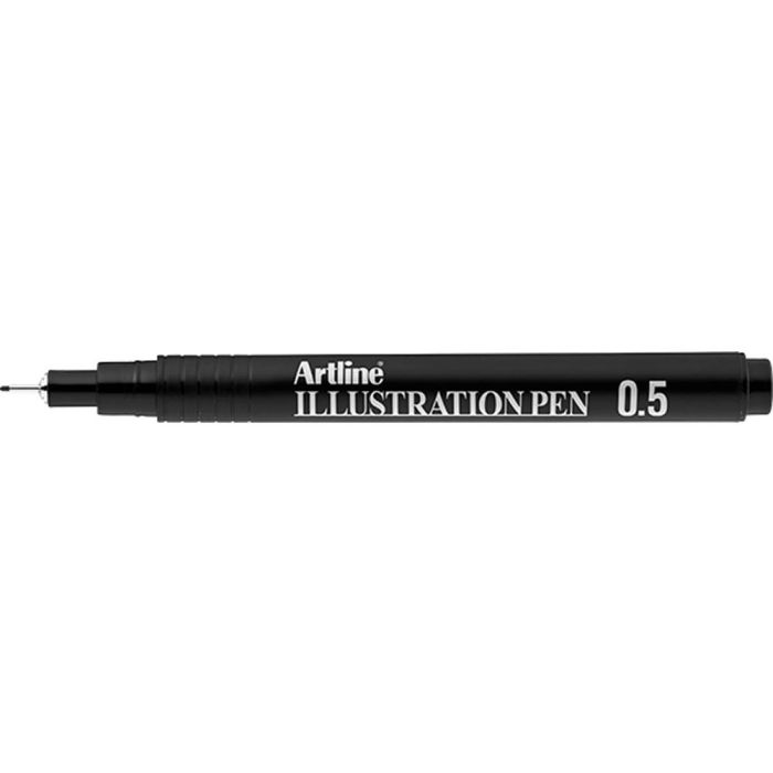 Rotulador Artline Calibrado Micrometrico Negro Illustration Pen Ek-285Iln Punta Poliacetal 0,5 mm 12 unidades 2