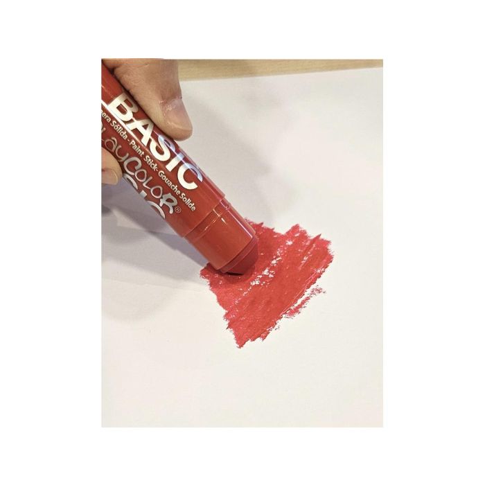 Tempera Solida Playcolor Basic One 10 gr Rojo Caja De 12 Unidades 1