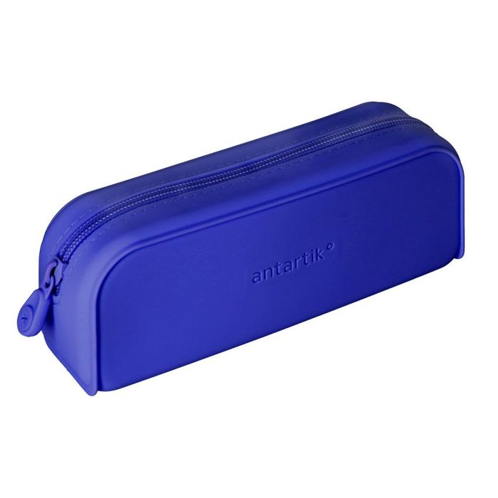 Bolso Escolar Portatodo Antartik Silicona Rectangular 185x50X75 mm Color Azul Oscuro 3