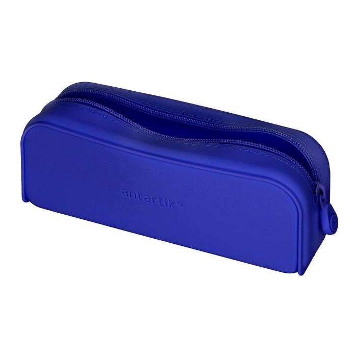 Bolso Escolar Portatodo Antartik Silicona Rectangular 185x50X75 mm Color Azul Oscuro 6