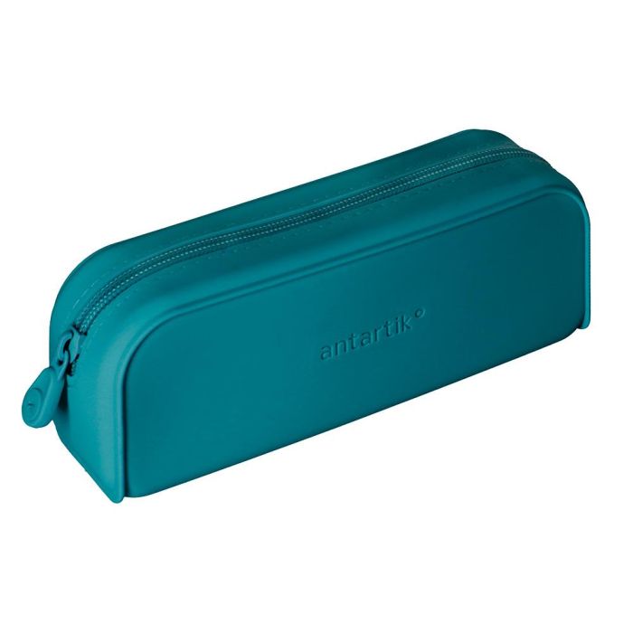 Bolso Escolar Portatodo Antartik Silicona Rectangular 185x50X75 mm Color Azul Turquesa 3